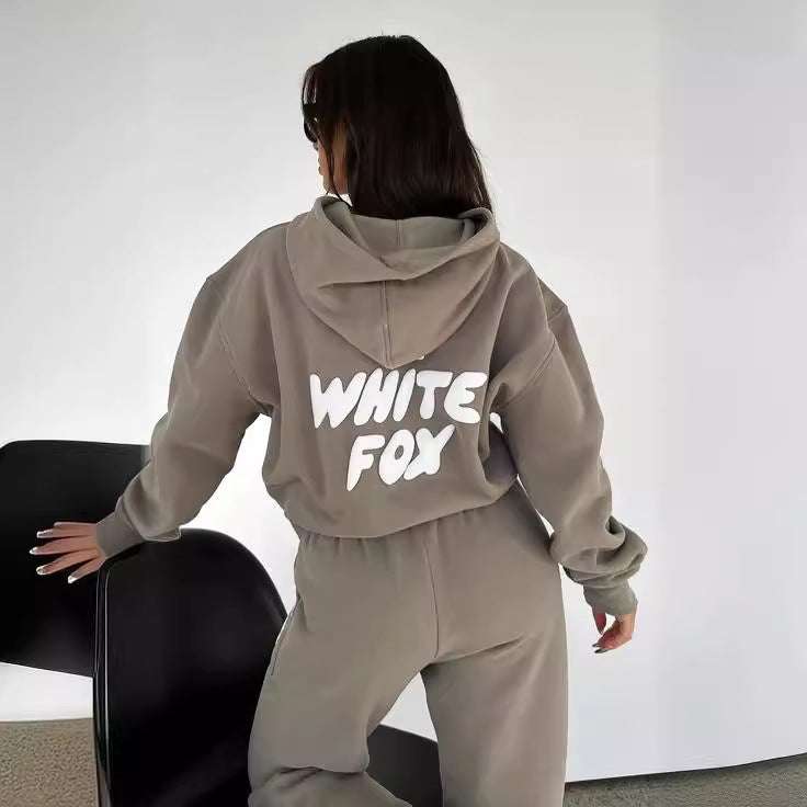 Fashionable Logo Hoodie and Sweatpants Set (2 Pieces)Step into a world of comfort and style with our latest two-piece hoodie set, designed for the fashion-forward individual! This versatile ensemble features a trendy lActivewear SetBeauty Babeez FitsBeauty Babeez Fits LLCtwo-piece hoodie set
