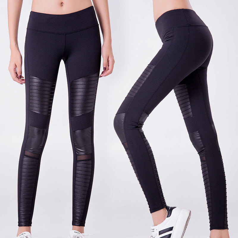 Korean Style Quick-Dry High-Waist Yoga Pants for Women