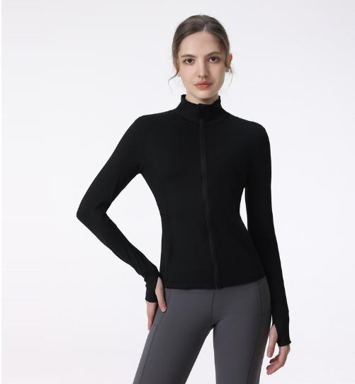 Women's Long Sleeve Zip Sports Jacket for Yoga & RunningIntroducing our stylish and functional long-sleeve sports jacket, designed specifically for women who embrace an active lifestyle. Perfect for fitness enthusiasts, tActivewearBeauty Babeez FitsBeauty Babeez Fits LLCLong Sleeve Sports Jacket